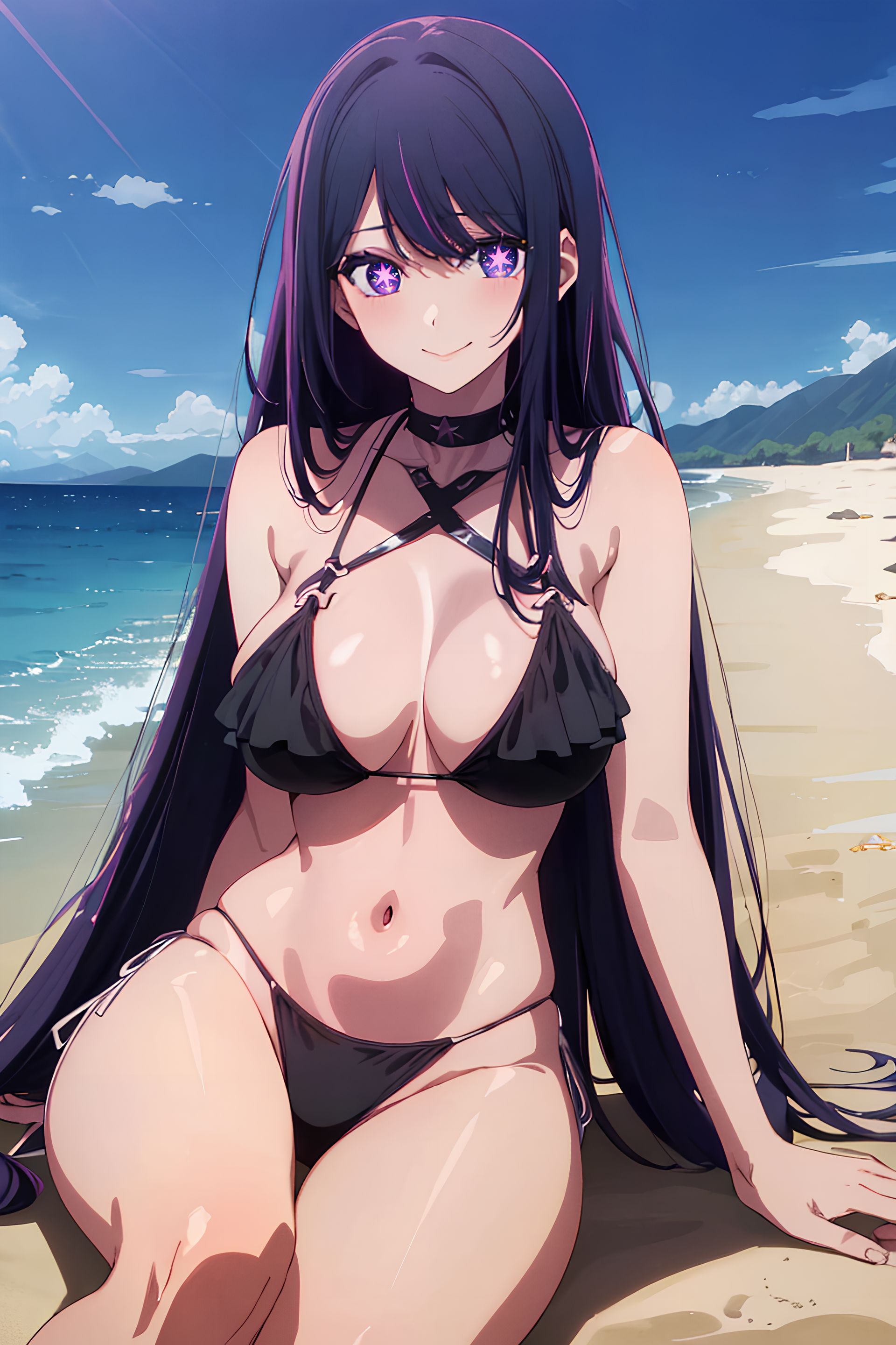 1girls, ai generated, breasts, curvaceous, curvy body, curvy female, curvy figure, female, female focus, female only, hoshino ai, huge breasts, oshi no ko, seductive look, solo female, solo focus, stable diffusion, voluptuous, voluptuous female