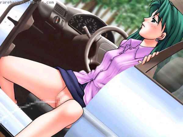 1girls 90s blush bottomless car censored clothing female female_only golden_shower green_hair houkago_mania_club joy_ride libido_(company) looking_away paipan peeing pussy sitting_pee skirt solo spread_legs spreading urine watersports yamashina_mizuho