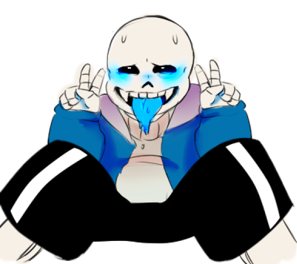 1boy 2015 ahe_gao animated_skeleton blue_blush blush clothed double_v double_v_sign ectotongue legs_apart legs_spread male male_focus male_only sans sans_(undertale) skeleton solo spread_legs suckmytrombone sweat tongue tongue_out undertale undertale_(series) v_sign white_background