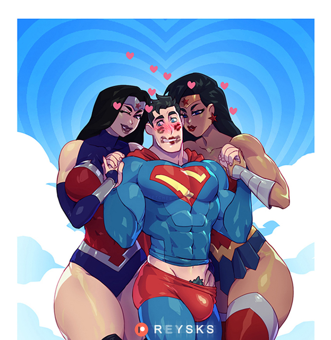 1boy 2d 2d_(artwork) 2girls alien alien_boy alien_humanoid alien_look_like_human amazon amazonian athletic athletic_female big_ass big_breasts black_hair blue_eyes breasts brown_hair bubble_ass bust busty clark_kent clark_kent_(my_adventures_with_superman) crossover curvaceous curvy curvy_figure dc dc_comics dcamu demigoddess diana_prince digital_drawing_(artwork) digital_media_(artwork) eating_ass eyebrows eyelashes eyes female fit fit_female hair hero heroine hips hourglass_figure huge_breasts humanoid justice_league justice_league:_war justice_league_action kal-el kiss kiss_mark kryptonian large_breasts legs light-skinned_female light_skin lips lipstick lipstick_mark male male/female my_adventures_with_superman princess round_ass round_breasts rysketches square_crossover straight superhero superheroine superman superman_(clark_kent) superman_(series) themysciran thick_legs thick_thighs thighs voluptuous waist wide_hips wonder_woman wonder_woman_(dcamu) wonder_woman_(justice_league_action) wonder_woman_(series)