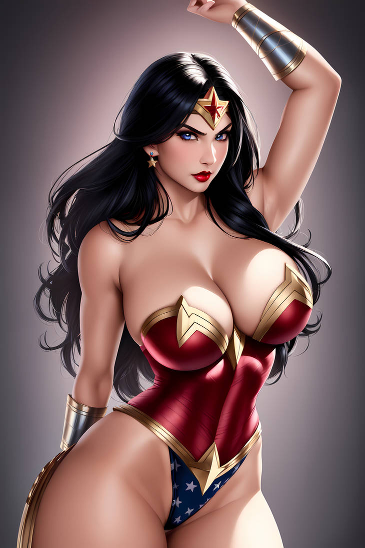 1girls, ai generated, aiartshines, amazon, background, big breasts, black hair, blue eyes, breasts, cleavage, curvaceous, curvy, curvy body, curvy female, curvy figure, dc, dc comics, diana prince, earrings, female, female only, hourglass figure, light skin, light-skinned female, long hair, looking at viewer, seductive, sky, solo, solo female, superheroine, tiara, vambraces, voluptuous, voluptuous female, water, wonder woman, wonder woman (series)