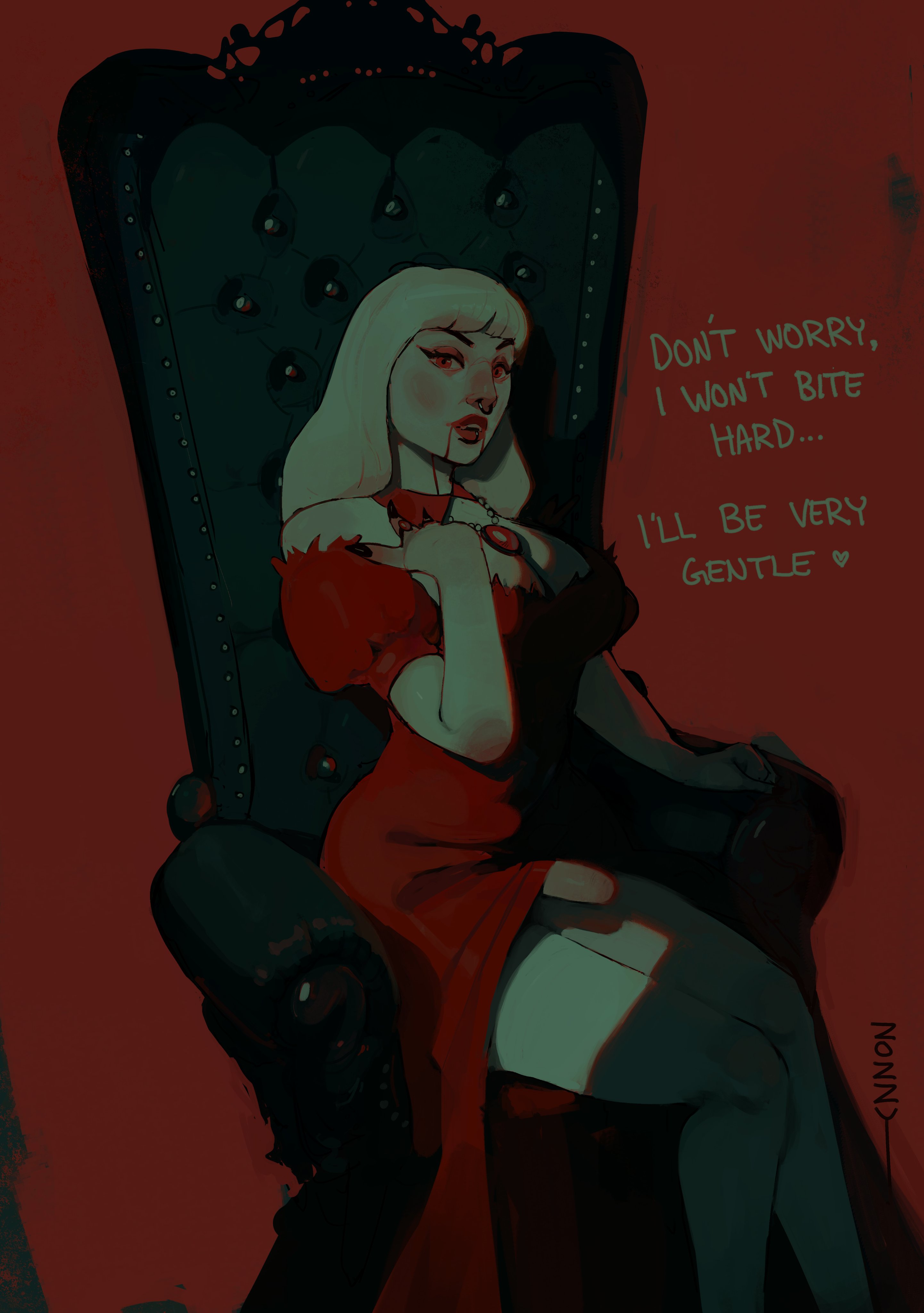 1futa, futa only, futa vampire, futanari, intersex, penis, piercing, tagme, vampire, zozzy (sauceleg)
