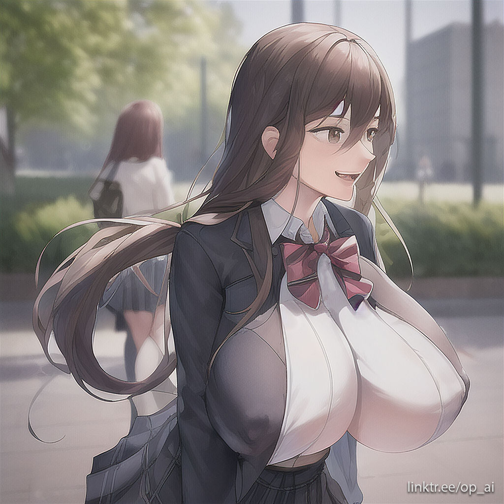 1girls ai_generated huge_breasts op_ai school_uniform schoolgirl