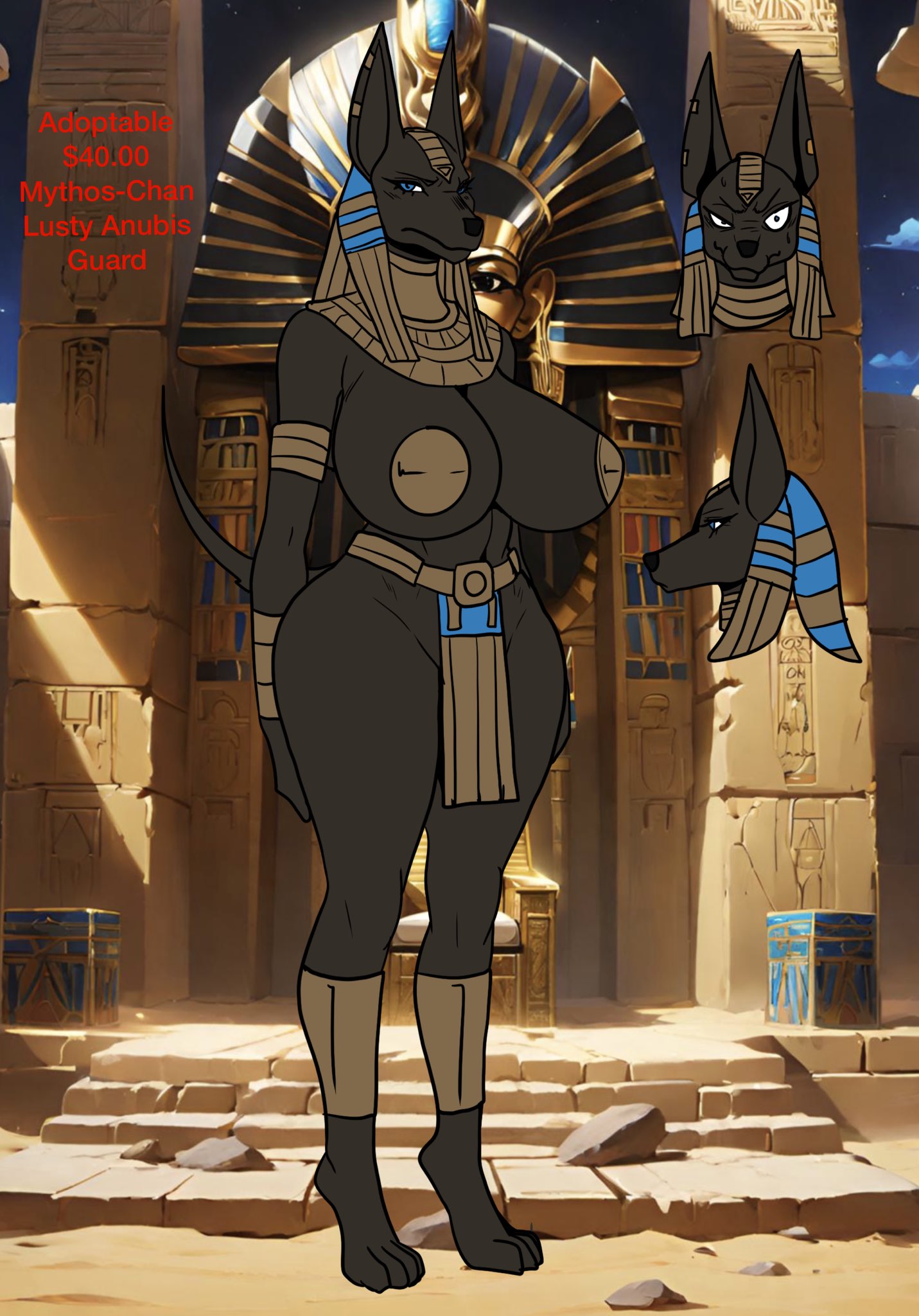 Anubis (Egyptian Mythology) Rule 34 Image