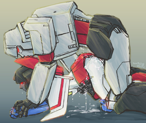 cum, lowres, machine, male, megatron, robot, sex, sex machine, starscream, transformers, transformers g1, yaoi