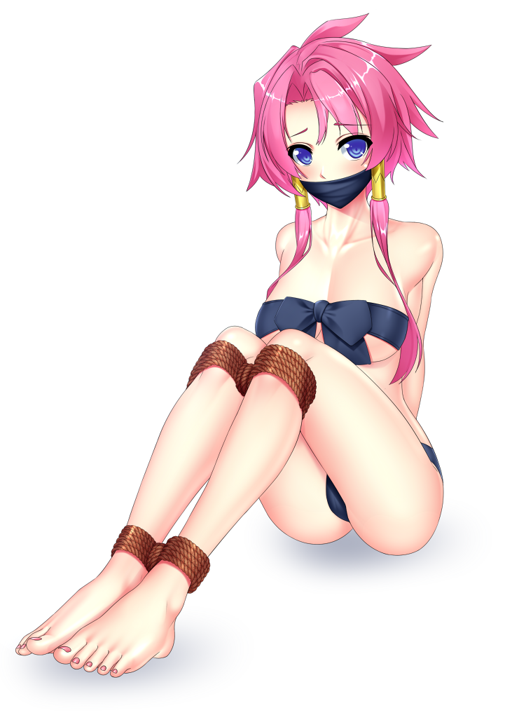 artina bound_arms bound_legs breasts disgaea disgaea_4 handsofmidaz large_breasts nippon_ichi_software panties thighs tied_up underwear underwear_only