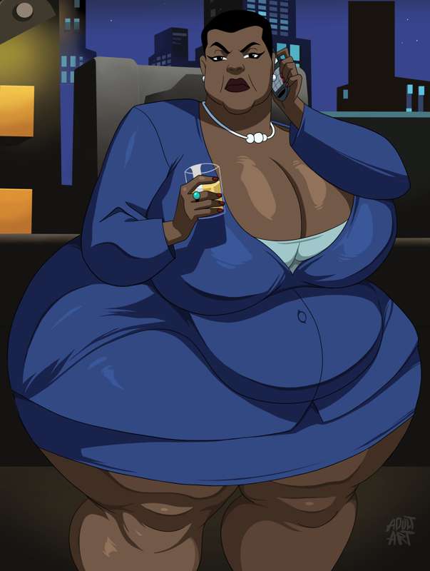 1girls adultart_(artist) amanda_waller angry ass bbw belly big_ass big_belly big_breasts big_butt black_hair breasts chubby chubby_female dark-skinned_female dark_skin dc dc_comics dress fat fat_ass female female_only huge_ass huge_breasts huge_butt hyper_ass hyper_butt justice_league_unlimited large_ass large_breasts lipstick looking_at_viewer nipples nude nude_female obese obese_female overweight overweight_female phone pout solo solo_female ssbbw thick_ass thick_thighs wide_hips