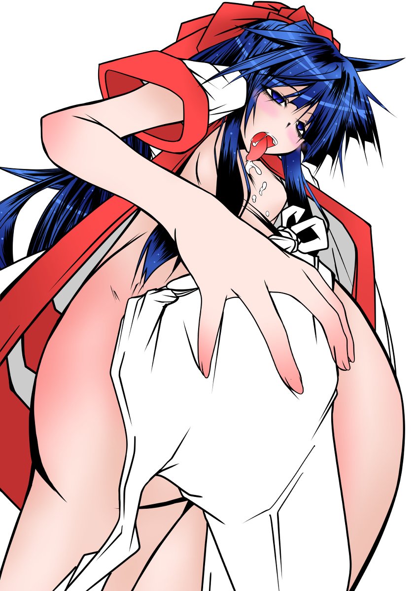 1girls ahe_gao ainu_clothes ass ass_grab bent_over big_ass blue_eyes blue_hair blush breasts clothing_aside drooling fat_ass female female_only fingerless_gloves foxhound1412 fundoshi fundoshi_aside gloves hair_ribbon hand_on_ass hand_on_own_ass highres huge_ass japanese_clothes legs long_hair looking_at_viewer looking_back medium_breasts nakoruru naughty_face no_bra open_clothes open_mouth ribbon saliva samurai_shodown sideboob snk solo thighs tongue tongue_out