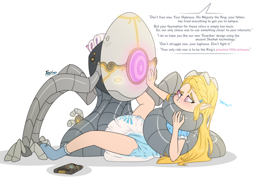 1girls abdl adult age_of_calamity age_regression bare_legs blonde_hair breath_of_the_wild diaper elf elf_ears female_only femsub fluffyxai hyrule_warriors:_age_of_calamity legs long_hair machine nintendo poofyxai princess princess_zelda resisting robot spiral spiral_eyes symbol_in_eyes tagme tech_control terrako text the_legend_of_zelda zelda_(breath_of_the_wild)