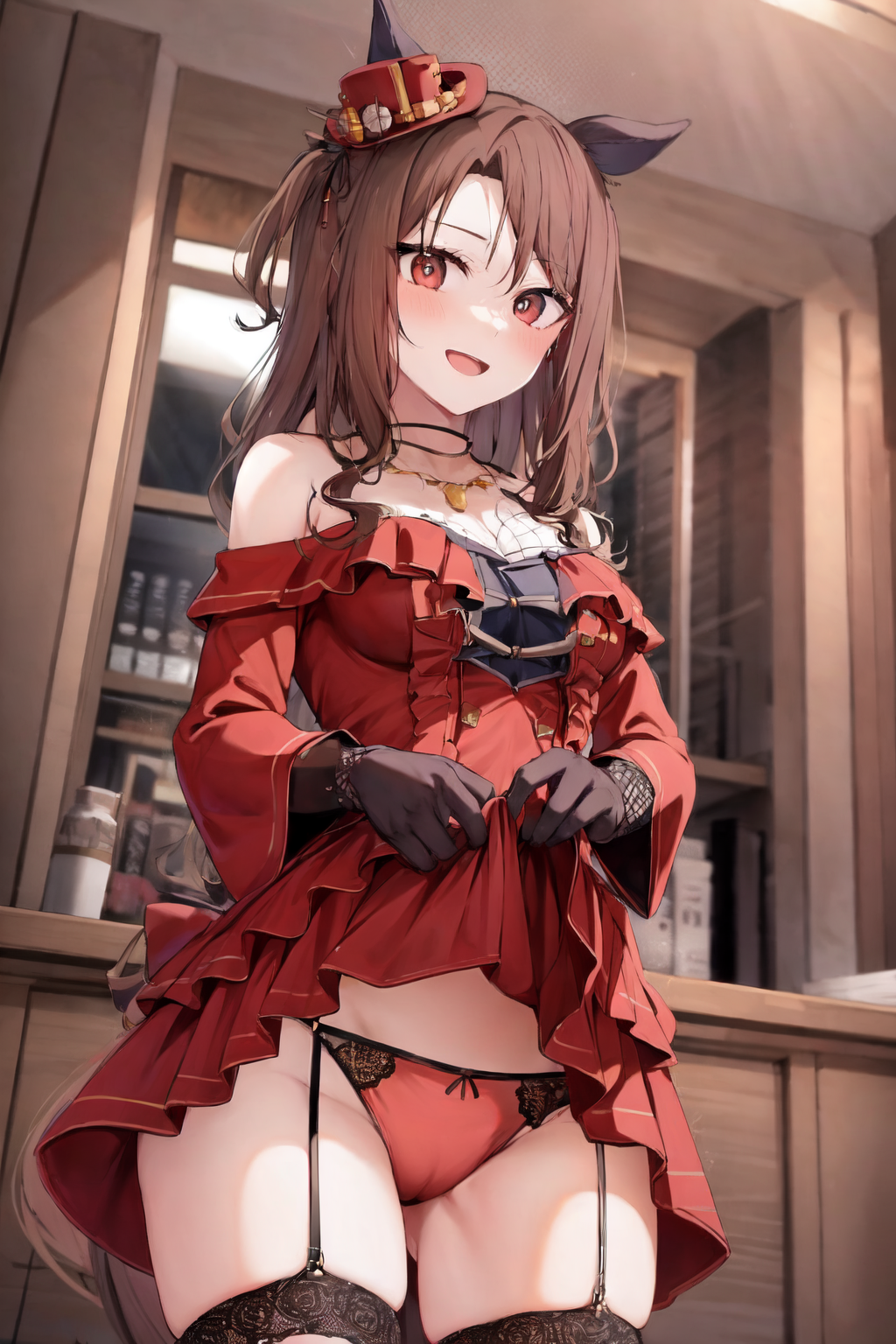 ai_generated animal_ears cygames dmm_games doujin fictional fictional_product fictitious horse_ears_girl inspired_by_real_derby_horse japan_umamusume_training_schools_and_colleges king_halo_(umamusume) nsfw seductive sensitive stockings tagme tracen_academy umamusume umamusume_pretty_derby umsk unofficial うましこ ウマシコ