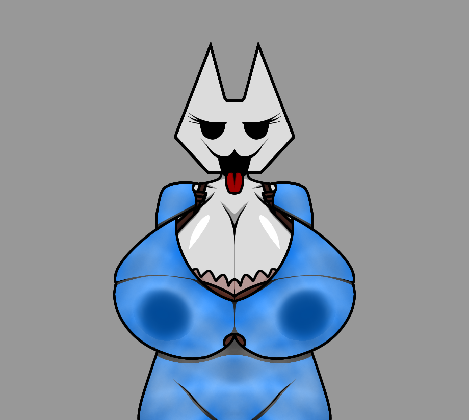 big_breasts blue_dress edit edited edited_art edited_screencap paperkitty_(character) proto_ness_(artist) slut traced traced_art wet_nipples