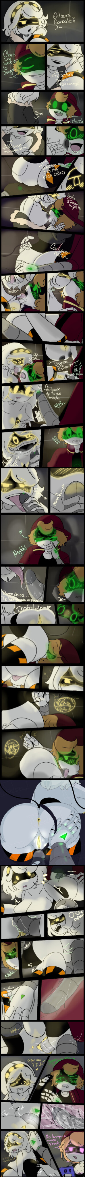 1boy, 1boy1girl, 1girl1boy, 1girls, breasts, comic, comic page, comic panel, comic strip, curvy, curvy figure, dailenariek, dominant female, dominant male, fanon couple, female, female penetrated, glitch productions, green eyes, lactation, lizzy (murder drones), male, male/female, murder drones, pussy, pussy focus, pussy juice, pussy juice drip, sex, sex from behind, ship, spanish text, straight, submissive female, submissive male, tagme, thad (murder drones), v (murder drones), vagina, vaginal fluids, vaginal penetration, vaginal sex, vhad, yellow eyes