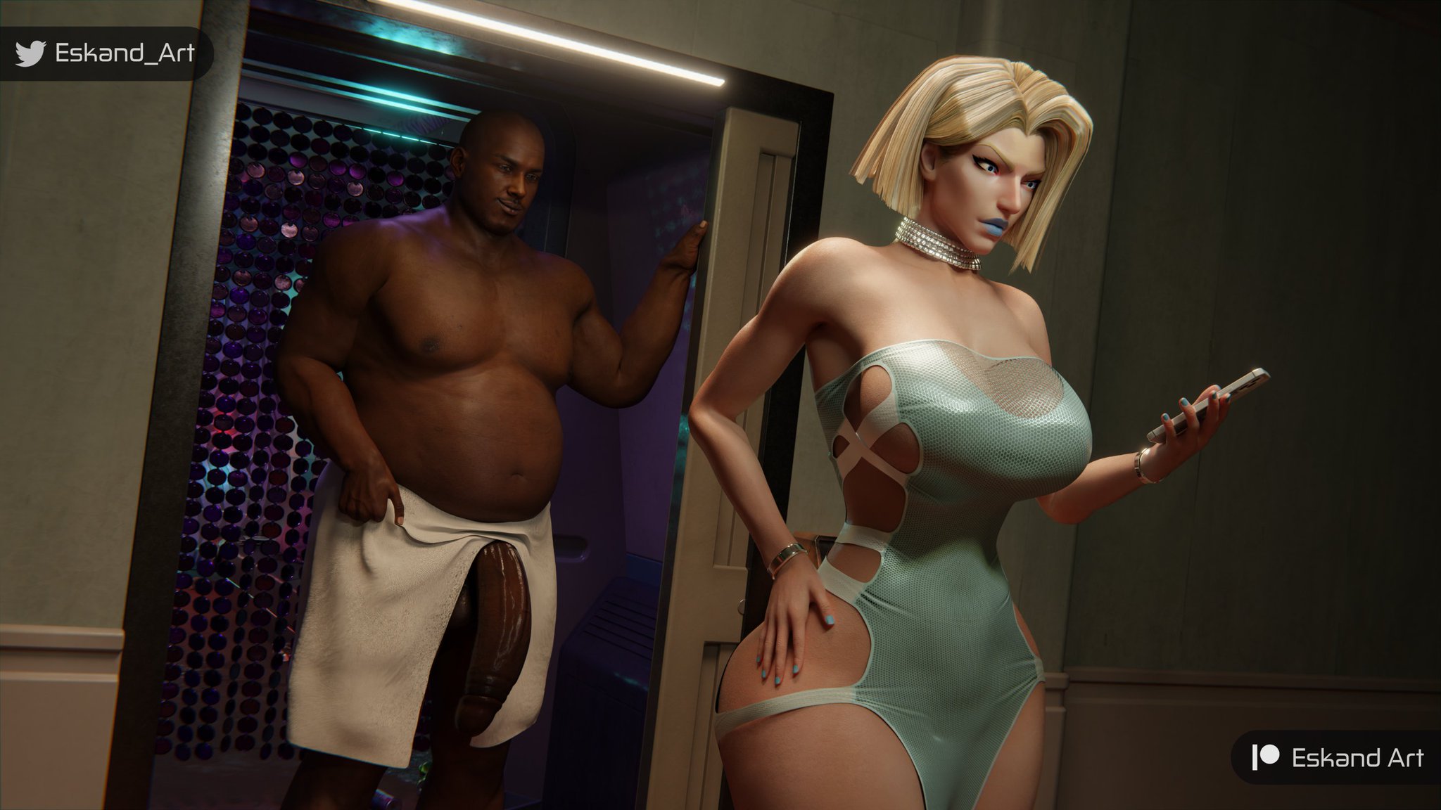 1boy, 1boy1girl, 1girls, 3d, big ass, big breasts, big thighs, blonde female, blonde hair, breasts, curvaceous, curvy, curvy figure, dark skin, dark-skinned male, emma frost, emma frost (marvel rivals), eskandart, female, hellfire club, hips, homo superior, hourglass figure, huge ass, huge breasts, huge thighs, interracial, large ass, large thighs, legs, light skin, light-skinned female, male, male/female, marvel, marvel comics, marvel rivals, mature, mature female, mature male, mutant, mutant (marvel), slim waist, straight, thick, thick hips, thick legs, thick thighs, thighs, voluptuous, waist, white queen, wide hips, wide thighs, x-men
