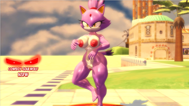 1girls 3d areolae barefoot big_breasts blaze_the_cat breasts completely_nude completely_nude_female feline feline_humanoid female female_only mrcowboywolf naked naked_female nipples nude nude_female pussy solo solo_female sonic_(series) soulwolf standing standing_on_one_leg