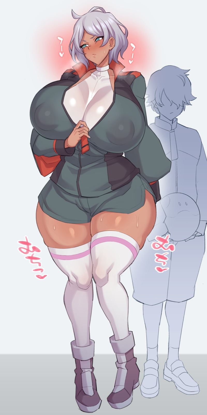 aba rano, big breasts, breasts, female, gundam, gundam suisei no majo, secelia dote, thick thighs, wide hips