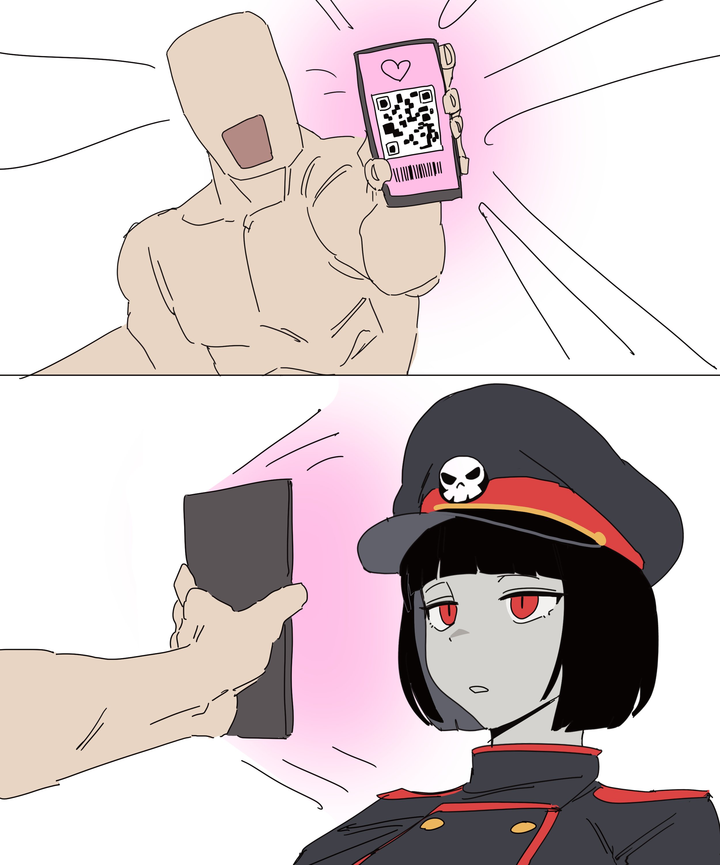 comic, gya rb, mind control, robot commander (bingbingzi), robot girl