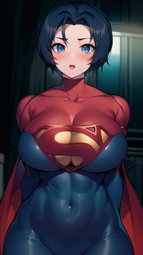 1girls 2d abdomen abs ai_generated ai_mirror ambiguous_pov background belly_button big_ass big_breasts black_hair blue_bodysuit blue_clothing blue_eyes blush bodysuit breasts cape chubby collarbone curvy dc dc_comics dc_extended_universe dceu embarrassed eyes female female_only front_view generic_ai_face huge_ass huge_breasts human human_only kara_zor-el kryptonian large_ass large_breasts light-skinned_female light_skin looking_at_viewer mister_axolotl muscular muscular_female navel open_eyes open_mouth pov red_cape sasha_calle shiny_hair short_hair solo solo_female standing supergirl supergirl_(dceu) supergirl_(sasha_calle) supergirl_(series) superhero superhero_costume superheroine superman_(series) the_flash_(2023) the_flash_(series) thick_thighs thighs tight_bodysuit tight_clothes tight_clothing top_heavy voluptuous voluptuous_female wide_hips