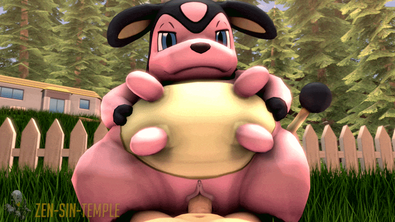 1boy 1girls 3d animated anthro big_belly bovine chubby cow cowgirl_position digital_media_(artwork) duo erection fat fat_female female feral furry gif human humanoid_penis interspecies larger_male loop looping_animation male male_pov miltank nintendo nude on_top overweight overweight_female penetration penis pokemon pokemon_(species) pokemon_gsc pov pussy sex shorter_than_10_seconds size_difference smaller_female source_filmmaker teats thick_thighs udders vaginal vaginal_penetration video_games watermark wide_hips zensintemple