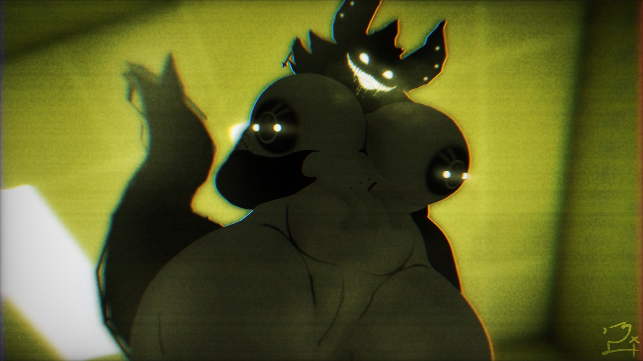 1girls, 3d, acerattman, big breasts, boobs, breasts, cally3d, clazzey, cryptiacurves, female, karelia (acerattman), looking down, monster, monster girl, nightmare waifu, nipples, original, original character, smiler (the backrooms), softdimensions, solo, the backrooms, thick thighs, watermark