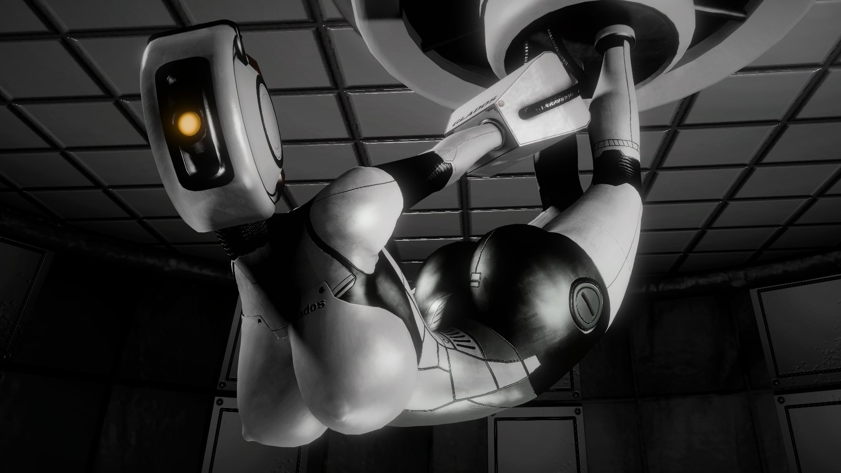 1girls, 3d, android, android girl, ass, athletic, athletic female, big ass, big breasts, big butt, bottom heavy, breasts, busty, cleavage, curvaceous, curvy, curvy figure, digital media (artwork), eyebrows, eyelashes, eyes, female, female focus, female only, fit, fit female, glados, glados (humanoid), gynoid, hair, hanging, hips, hourglass figure, huge ass, huge breasts, humanoid, large ass, large breasts, legs, light skin, light-skinned female, lips, mature, mature female, mechanical, portal (series), robot, robot girl, robot humanoid, rubikon (artist), thick, thick legs, thick thighs, thighs, toned, toned female, top heavy, top heavy breasts, upper body, valve, voluptuous, voluptuous female, waist, wide hips