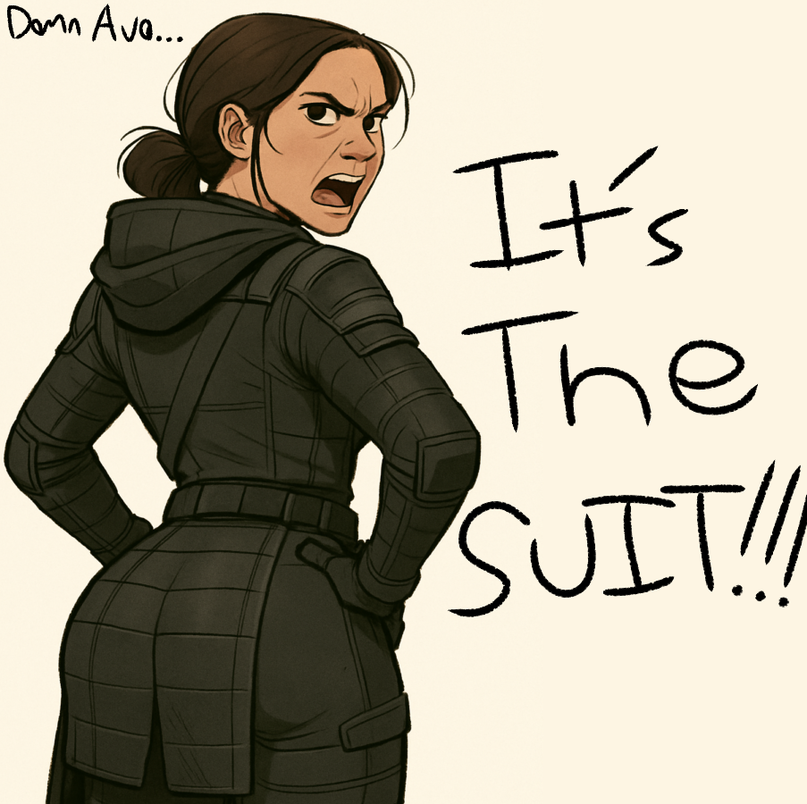 angry ava_starr behind_view big_ass female ghost_(marvel) hands_on_hips looking_back marvel marvel_cinematic_universe marvel_comics mcu thunderbolts thunderbolts*