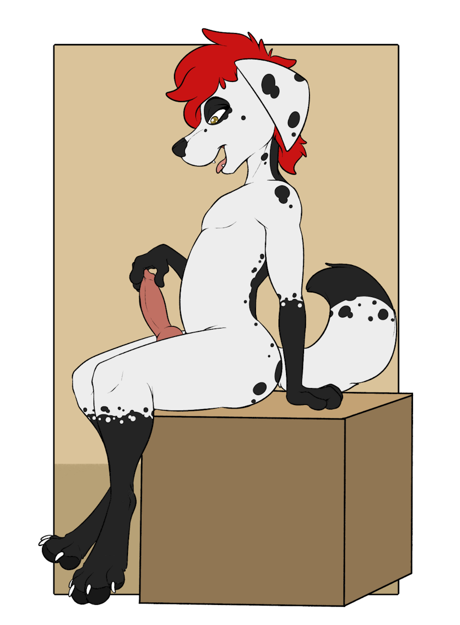 1boy animal_penis anthro anthro_focus anthro_male anthro_only anthro_solo black_body black_fur black_spots blair_(marrionette) canid canine canine canine_penis canis claws cock cub dalmatian dick digital_drawing_(artwork) digital_media_(artwork) fangs feet floppy_ears fluffy fluffy_hair fluffy_tail hair hands hi_res high_resolution highres knotted_cock knotted_dick knotted_penis male male_anthro male_canine male_cub male_dog male_focus male_only naked naked_anthro naked_male nude nude_anthro nude_male open_mouth open_smile original original_character pawpads paws penis psy101 red_hair simple_background smile smiling solo solo_anthro solo_focus solo_male solo_male spots spotted_body spotted_fur tail toe_claws toes tongue tongue_out touching_penis white_body white_fur yellow_eyes young younger_male