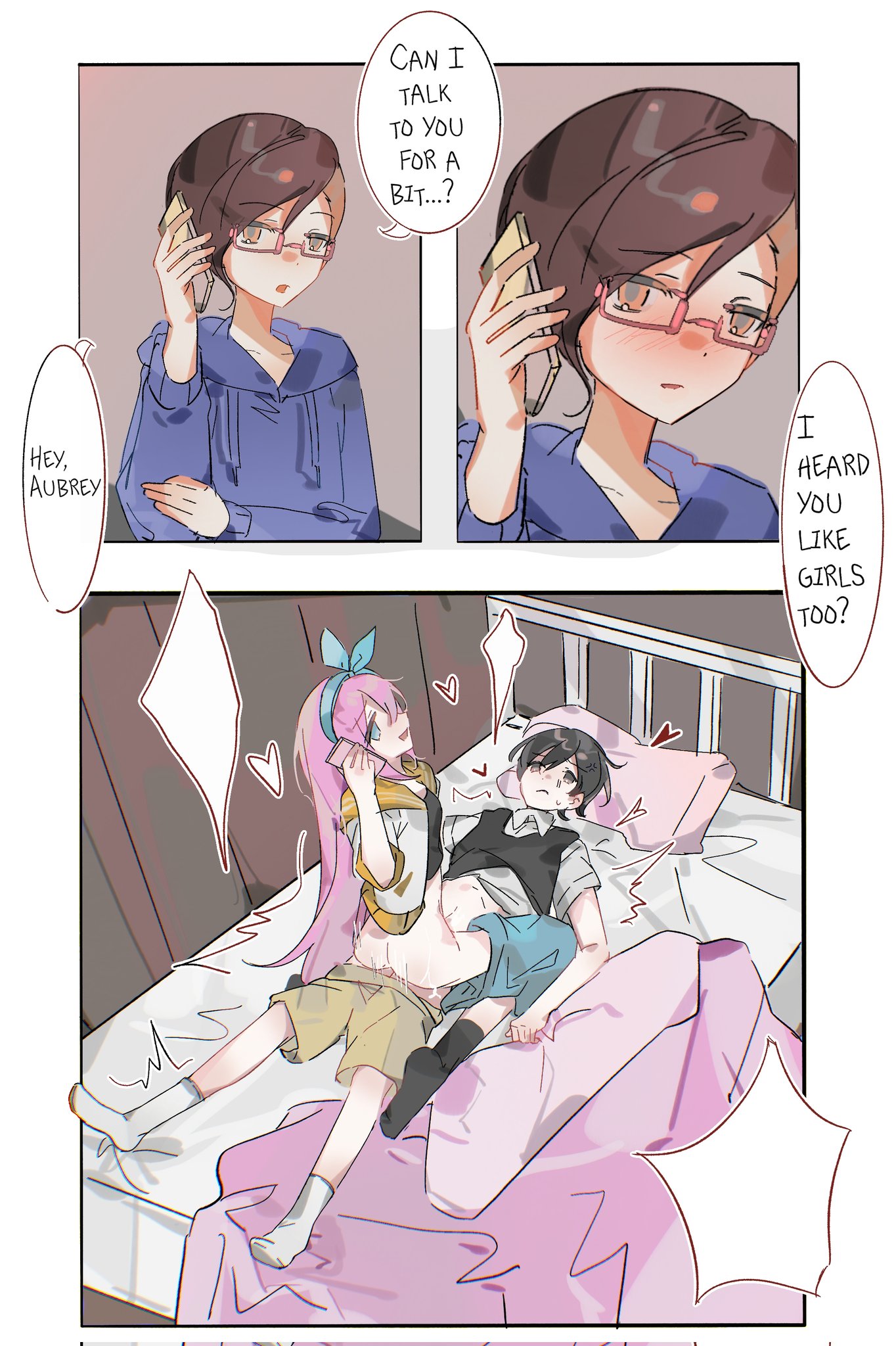 aubrey (omori), kim (omori), omori, speech bubble, sunny (omori), tagme, ze yi8473