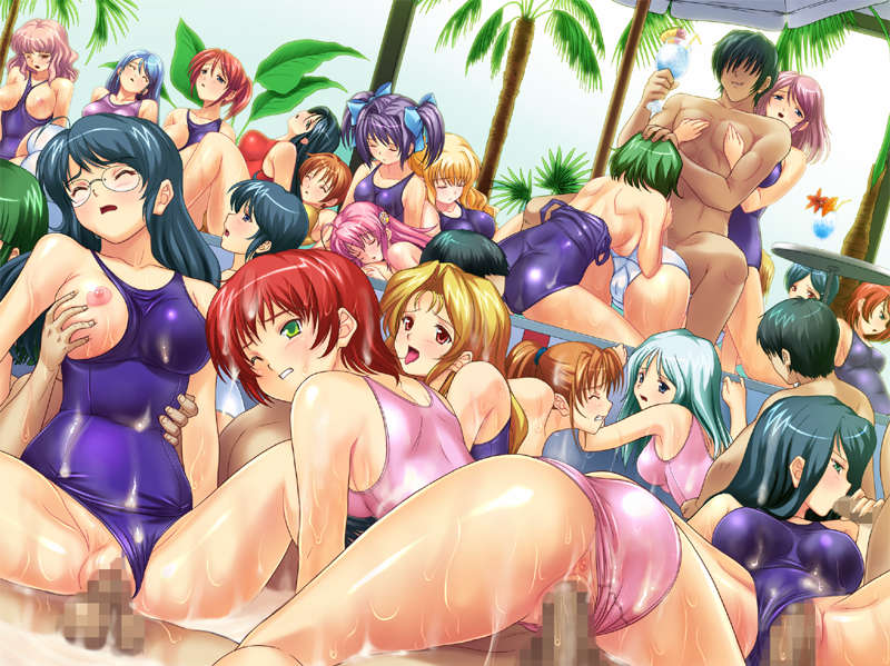 21girls 6+boys 6+girls 6boys ahe_gao ahoge anus armpits ass back blonde_hair blue_eyes blue_hair blue_swimsuit blush body_pile breast_grab breasts breasts_out brown_hair cameltoe censored closed_eyes clothed_female_nude_male cocktail cum doggy_style endured_face fellatio female from_behind gakkou_mizugi game_cg glasses grabbing green_eyes green_hair group_sex hair_ornament hair_over_eye hair_over_eyes hair_ribbon hand_on_breast hand_on_head hand_on_penis harem hidden_object_picture human large_breasts long_hair male matching_hair/eyes medium_breasts moaning mosaic_censoring multiple_boys multiple_girls navel nipples nude nude_male one-piece_swimsuit one_breast_out one_eye_closed open_mouth oral orange_hair orgy outdoors palm_tree passed_out penetration penis pink_hair pink_swimsuit pleasure_face ponytail purple_hair pussy red_eyes red_hair red_swimsuit reverse_cowgirl_position ribbon sex short_hair smile spitroast straight sweat swimsuit swimsuit_aside swimsuit_down tachibana_nanami testicles tongue tongue_out topless torso_grab tree tsukishima_meru turquoise_hair twintails unconscious vagina vaginal vaginal_penetration wavy_hair wet white_swimsuit wimmelbild yellow_hair yellow_swimsuit yukino_minawa