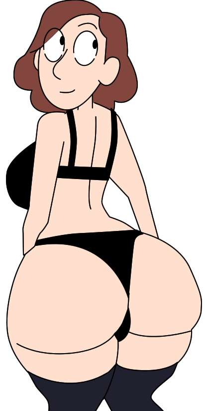 black_eyes brown_hair ec-707 hilda_(series) johanna_(hilda) light-skinned_female light_skin transparent_background