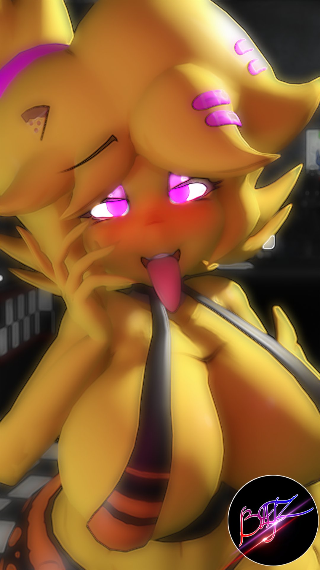 1girls, 3d, 3d (artwork), anthro, big breasts, bikini, breasts, cally3d, chica (cally3d), chica (fnaf), chiku, chiku (cryptia), clazzey, cryptiacurves, curvy, fazclaire's nightclub, female, female only, five nights at freddy's, fnaf, fredina's nightclub, furry, hi res, huge breasts, looking at viewer, open mouth, scottgames, solo, swimwear, tongue, tongue out, voluptuous, wsuphapkun, yellow fur
