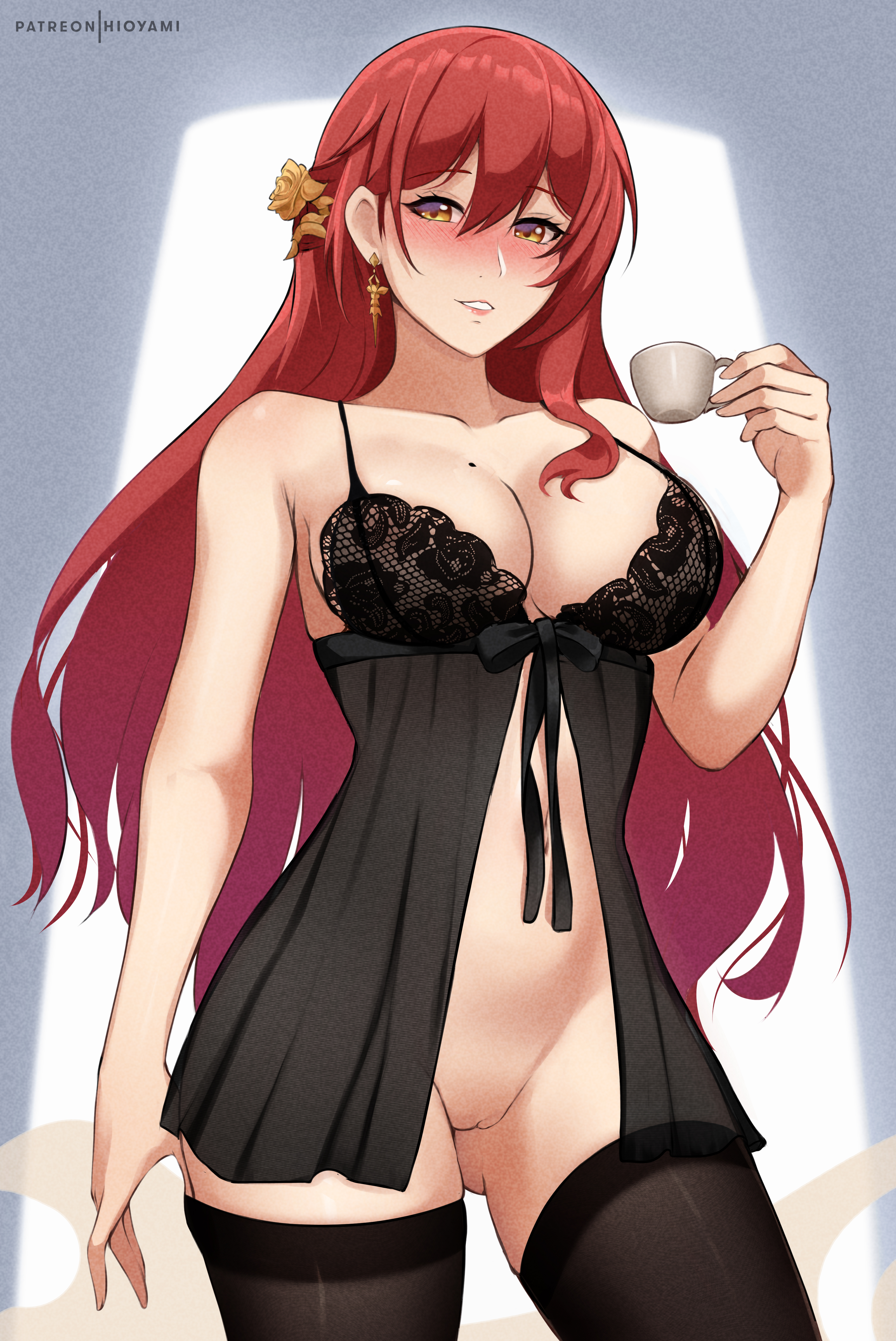 1girls, absurd res, alternate version available, breasts, curvy body, curvy female, curvy figure, female, female focus, female only, himeko (honkai: star rail), hioyami, honkai (series), honkai: star rail, huge breasts, long hair, red hair, voluptuous, voluptuous female