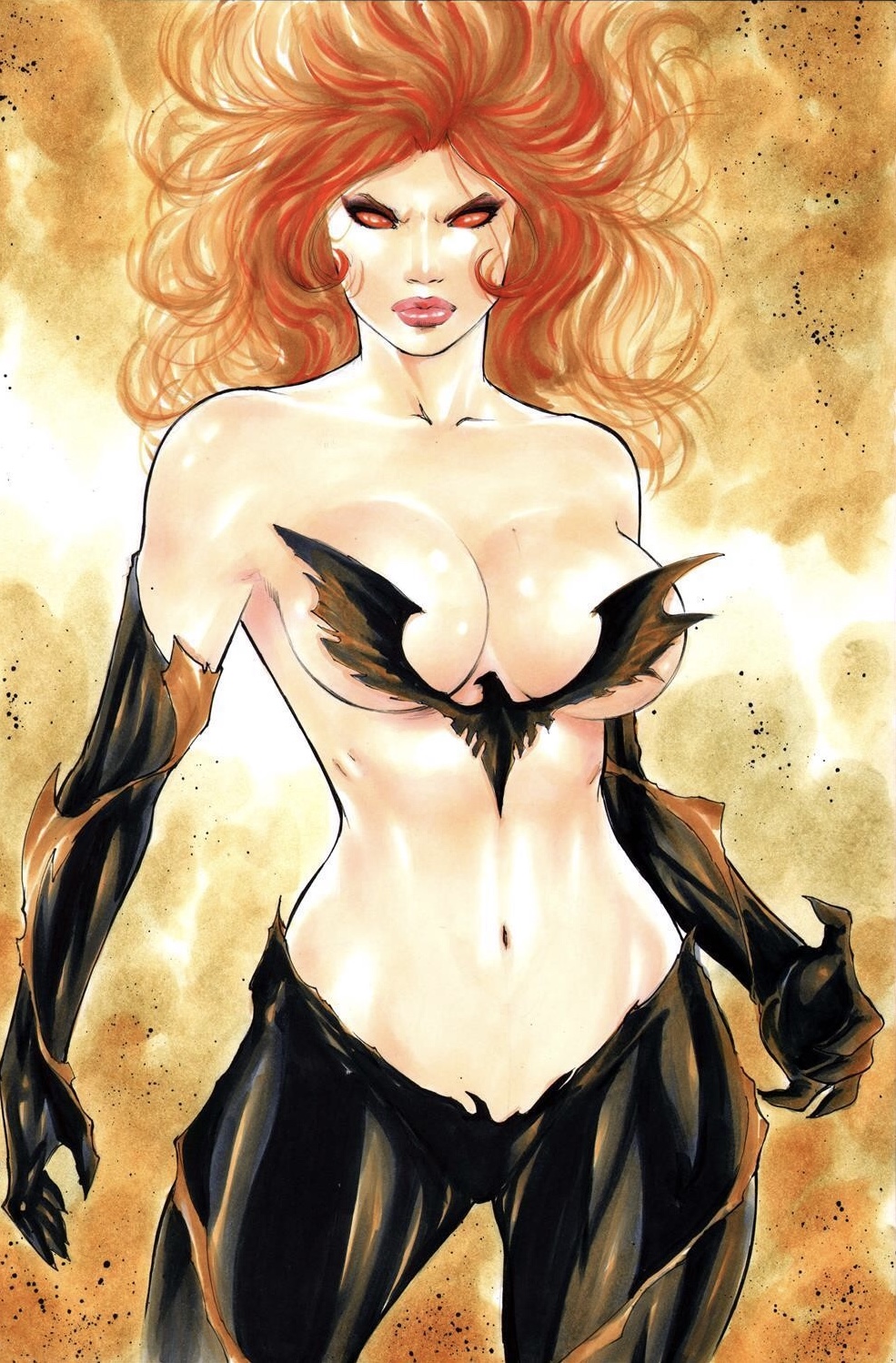 bikini bra here_comes_tomorrow jean_grey lewd marvel marvel_comics marvel_girl panties phoenix_(x-men) underwear x-men