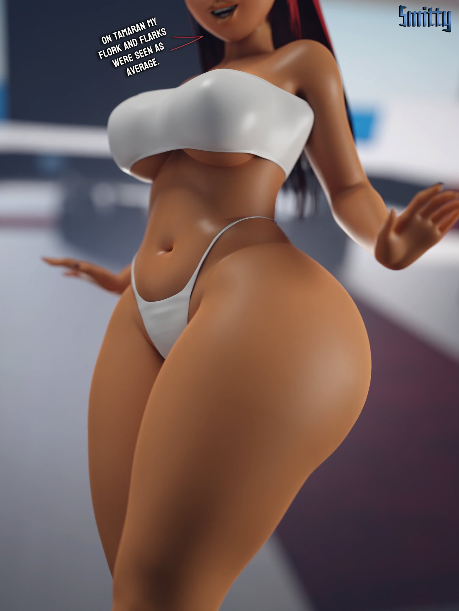 1girls, 3d, alien, alien girl, alien humanoid, alien look like human, ass, athletic, athletic female, big breasts, bottom heavy, breasts, busty, curvaceous, curves, curvy, curvy figure, dc, dc comics, digital media (artwork), eyebrows, eyelashes, eyes, female, female focus, green eyes, hair, hero, heroine, hips, hourglass figure, humanoid, koriand'r, large breasts, legs, light skin, light-skinned female, lips, long hair, lower body, offscreen character, orange body, orange skin, orange-skinned female, red hair, signature, smitty34, solo, starfire, superhero, superheroine, tamaranean, teen titans, text, thick, thick hips, thick legs, thick thighs, thighs, top heavy, top heavy breasts, upper body, voluptuous, voluptuous female, wide hips