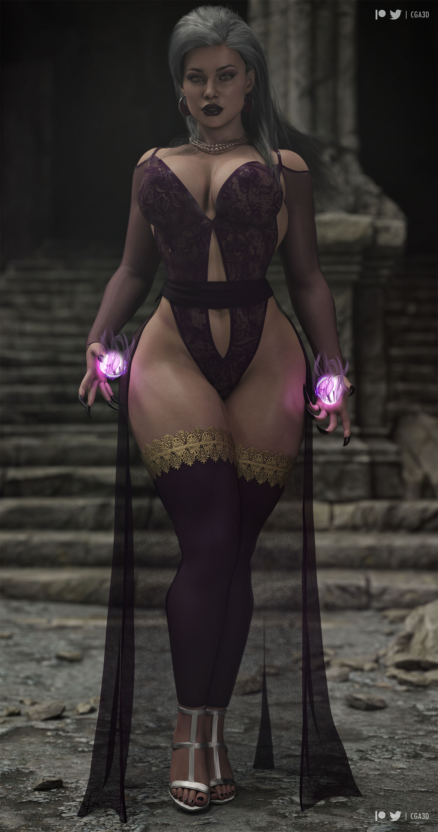 1girls, 3d, abs, ass, big ass, big breasts, big butt, breasts, bubble ass, bubble butt, busty, cga3d, child bearing hips, cleavage, curvaceous, curvy, curvy body, curvy female, curvy figure, erotichris, female, female focus, female only, forest, grin, hips, large breasts, lingerie, long hair, long nails, looking at viewer, mature, mature female, milf, mortal kombat, mortal kombat 11, multicolored hair, open toe shoes, outdoors, sindel, smug, solo, solo female, solo focus, thick thighs, thighhighs, very long hair, voluptuous female, wide hips