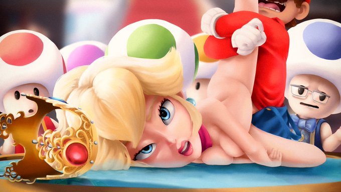 :o, @lazyart34, 1girls, audience, blonde hair, breasts, canon couple, clothed male, clothed male nude female, crown, earrings, exposed, female, female focus, fucked silly, human, human focus, illumination entertainment, jewelry, light skin, light-skinned female, light-skinned male, lips, lipstick, long hair, male, mario, mario (series), multiple boys, multiple males, naked, naked female, nintendo, nude, nude female, obscured penetration, open mouth, pink lipstick, princess, princess peach, princess peach (movie), pussy, sex, sex from behind, solo female, spread legs, super mario bros. (2023 film), thighs, tits out, toad (mario), vaginal penetration