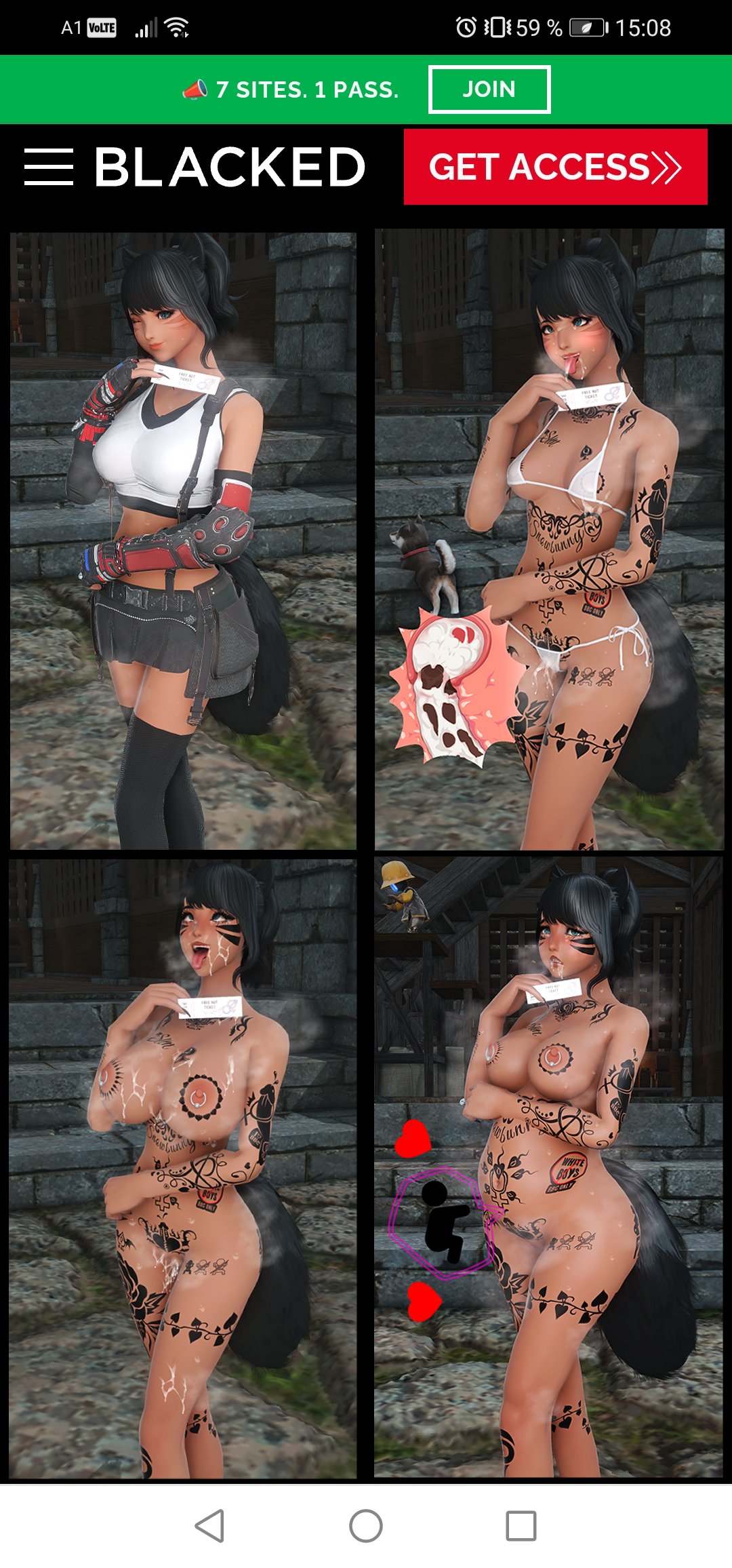 ahe_gao blacked bloated_belly cellphone_display corruption cosplay cum cum_inside fake_advertisement female final_fantasy_xiv gpose(ffxiv) impregnation miqo'te mistqos naked nipple_piercing nude phone_screen piercing pregnant public_nudity qos queen_of_spades stripping tagme tattoo tattoos tifa_lockhart_(cosplay) x-ray