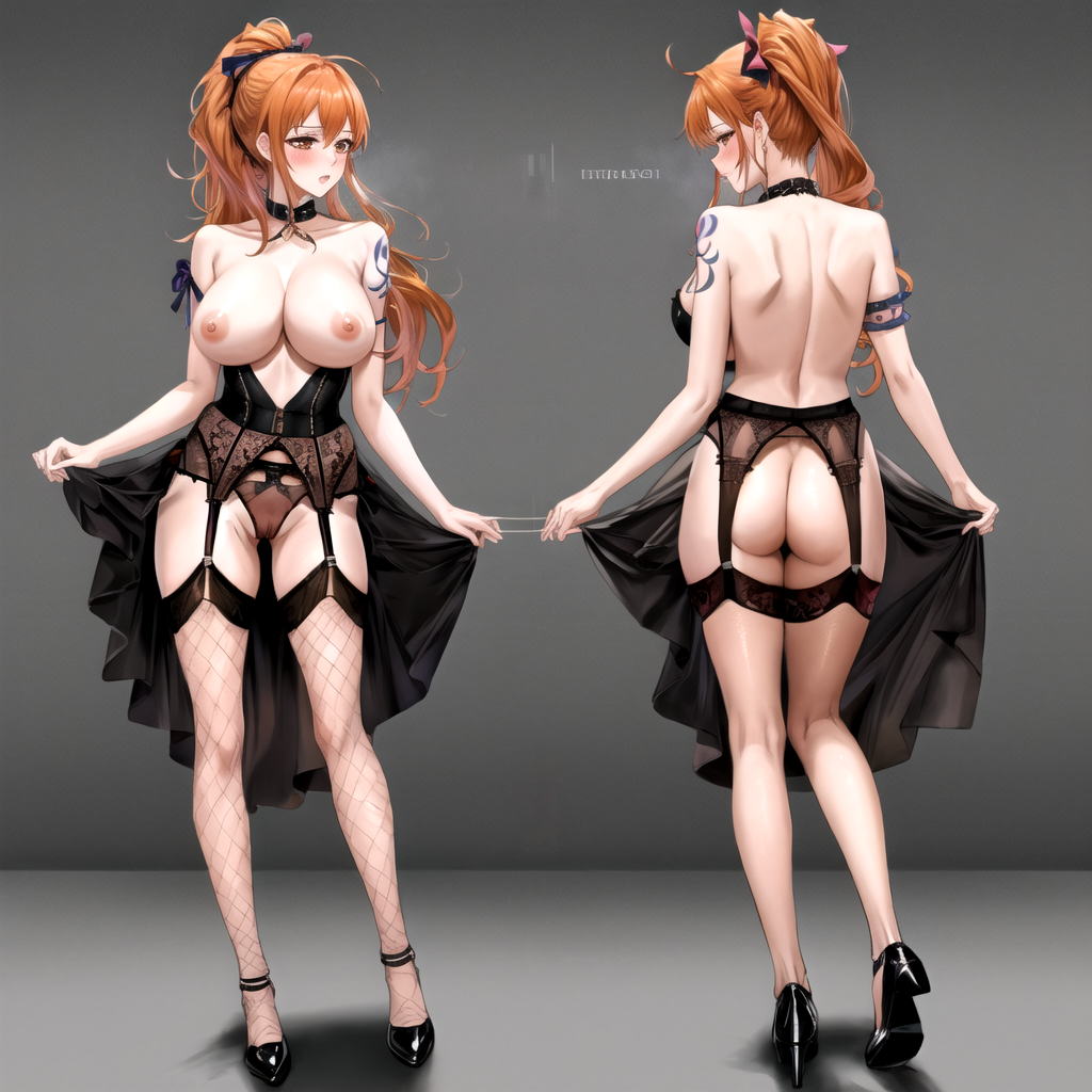 ai_generated female female_only lingerie nami_(one_piece) one_piece popai