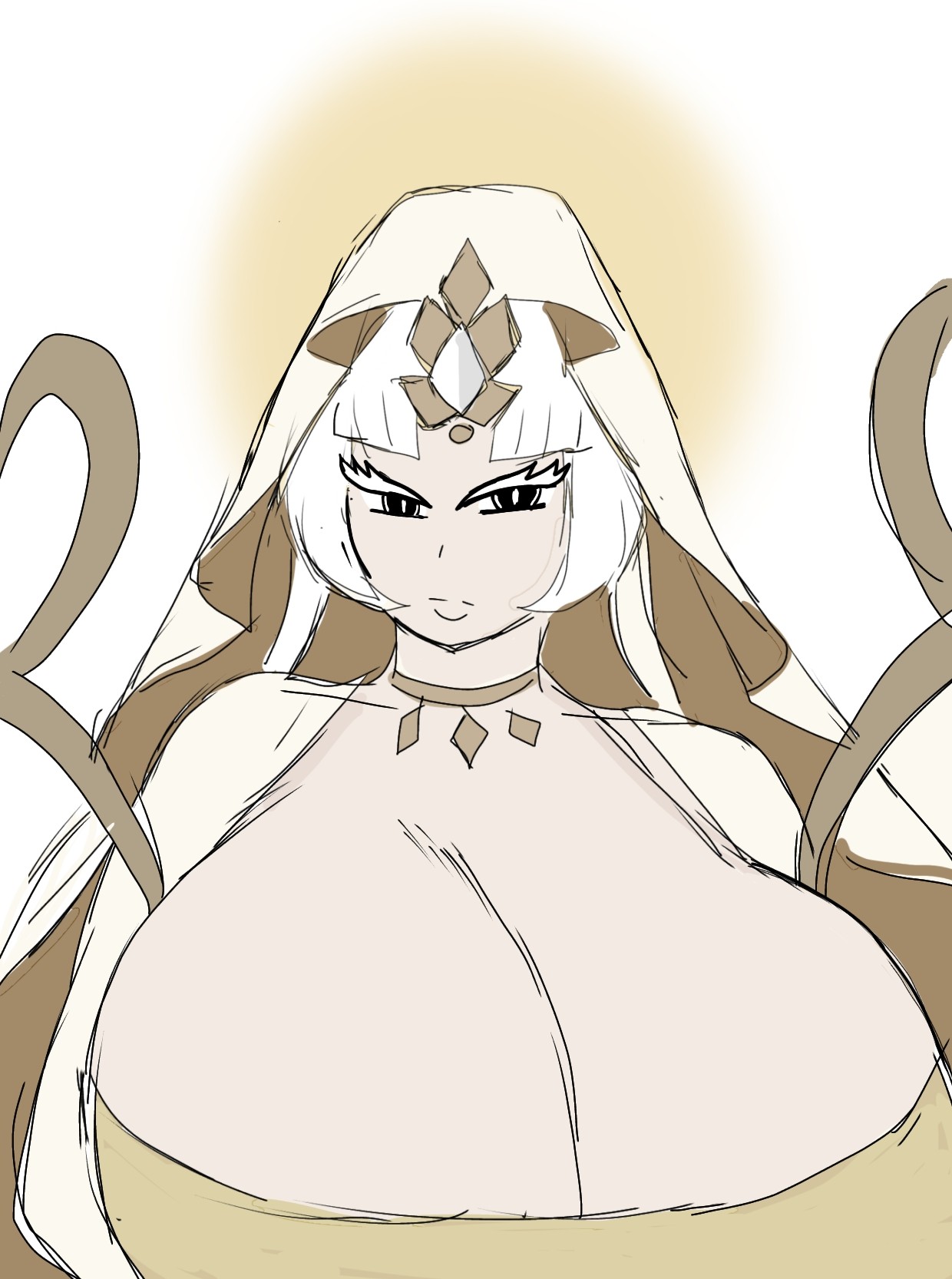 1girls, cookie run, cookie run kingdom, female, female only, momiji (artist), mystic flour cookie, solo, solo female, tagme