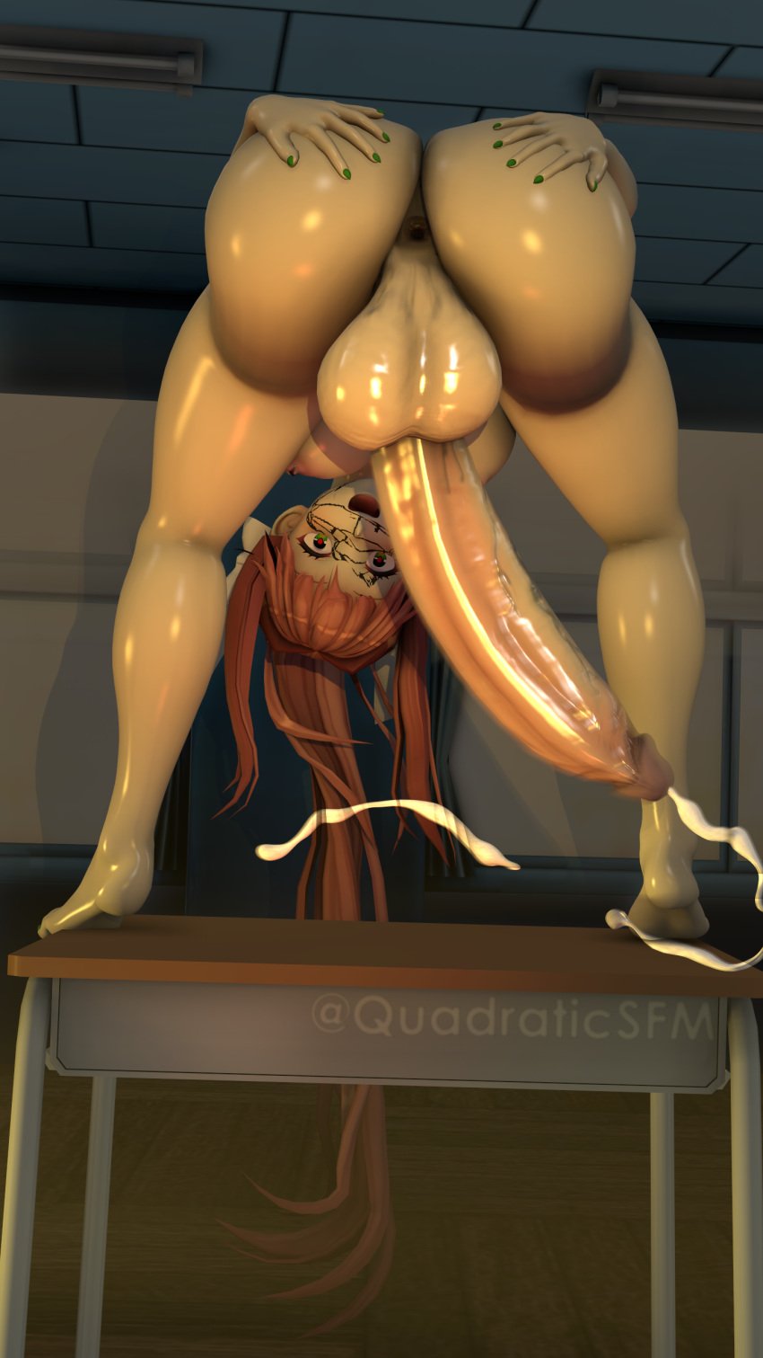 1futa, 2023, 3d, ass, big ass, big breasts, big butt, big penis, breasts, classroom, completely nude, crazy eyes, crazy yet submissive, cum, doki doki literature club, donut anus, futa only, futa sans pussy, futabottom, futanari, futasub, intersex, inviting, jumpscare, jumpscare monika, leaking, leaking cum, looking at viewer, monika (doki doki literature club), nude, penis, presenting, presenting anus, presenting hindquarters, presenting penis, puffy anus, quadraticsfm, sfm, solo, solo focus, solo futa, source filmmaker, spreading ass, swinging penis, veiny penis, yandere