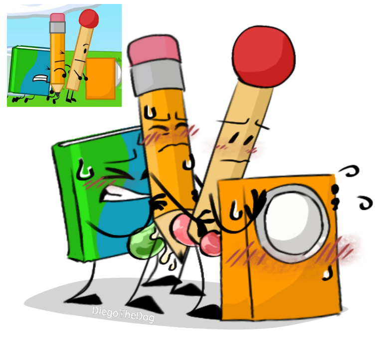 1boy 3futas battle_for_bfdi battle_for_dream_island battle_for_dream_island_again bfb bfdi bfdia book_(bfdi) firey_speaker_box firey_speaker_box_(bfdia) foursome gay gay_sex idk_what_to_tag jacknjellify match_(bfdi) object_show object_show_community object_shows osc pencil_(bfdi) quartet questionable_consent screenshot tentacle_dick the_power_of_two tpot