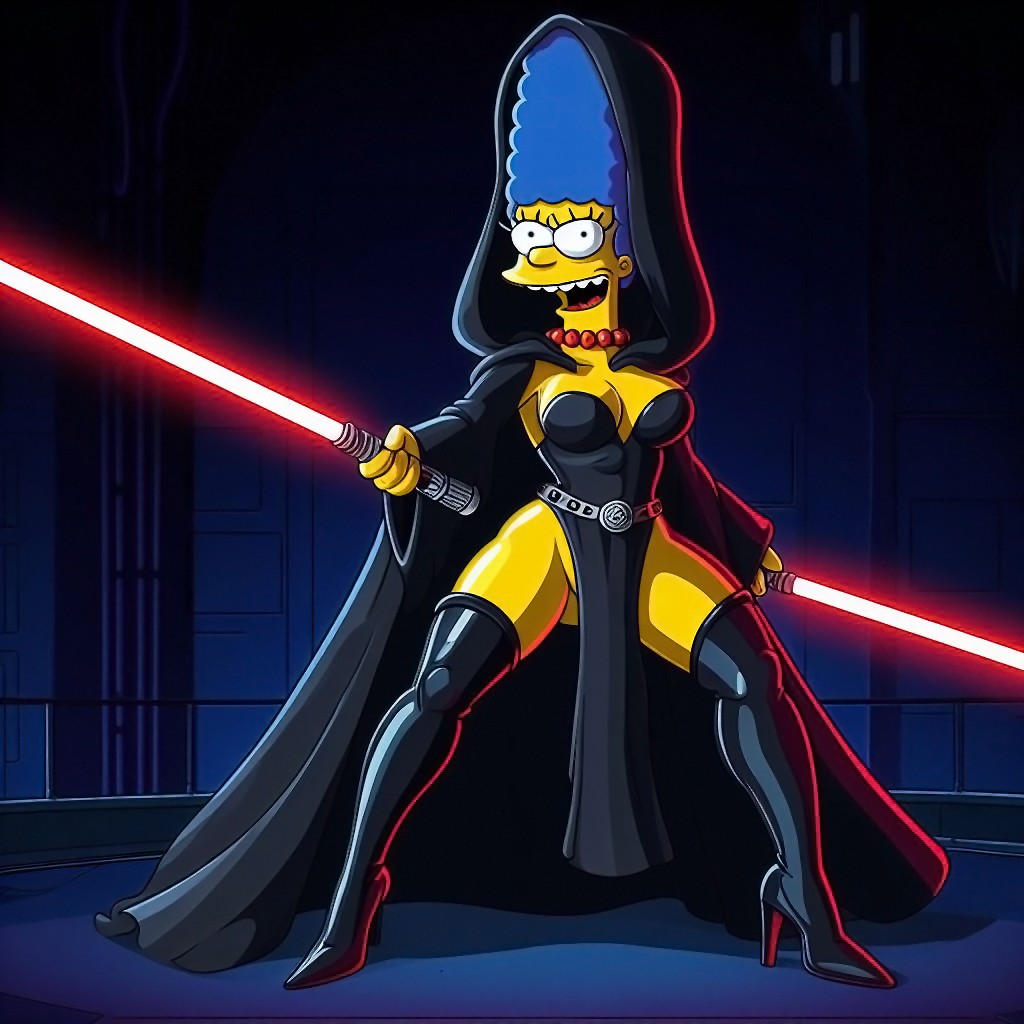 Marge Simpson (Star Wars) Rule 34 Image