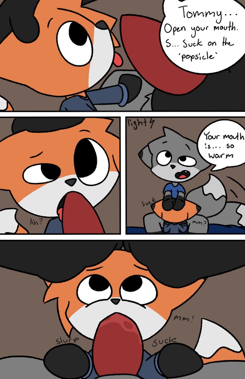 2boys, artist request, blowjob, cub, furry, gay, incest, lightningb0lt01, male, male cub, male only, male/male, yiff