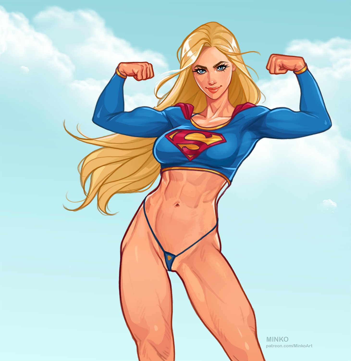 1girls, alien, alien girl, alien humanoid, alien look like human, athletic, athletic female, big breasts, blonde hair, blue eyes, breasts, busty, cleavage, curvaceous, curvy, curvy female, curvy figure, dc, dc comics, digital drawing (artwork), digital media (artwork), eyebrows, eyelashes, eyes, female, female focus, female only, fit, fit female, hair, hero, heroine, hips, hourglass figure, huge breasts, humanoid, kara danvers, kara zor-el, kryptonian, large breasts, legs, light skin, light-skinned female, lips, minko, olena minko, slim, slim waist, solo, supergirl, supergirl (series), superhero, superheroine, superman (series), thick, thick legs, thick thighs, thighs, top heavy, upper body, voluptuous, waist, wide hips