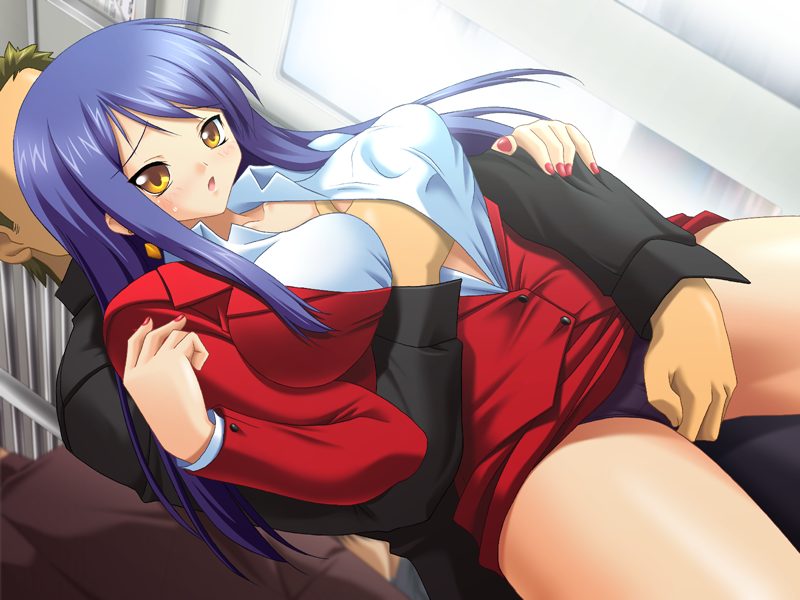 chikan game_cg natsumi_(yureru_kyonyuu_chijo_ressha) onomeshin tagme yureru_kyonyuu_chijo_ressha