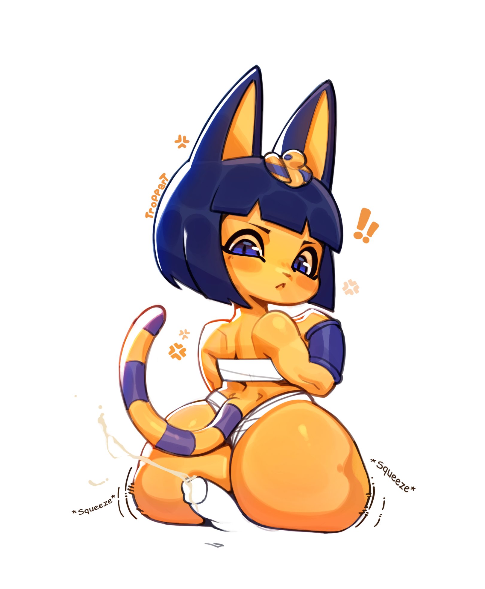 1furry, 1girls, 2023, animal crossing, ankha, ankha (animal crossing), anthro, ass, assjob, buttjob, egyptian, egyptian female, female, furry, furry female, hi res, nintendo, reverse cowgirl position, source request, tagme, troppart