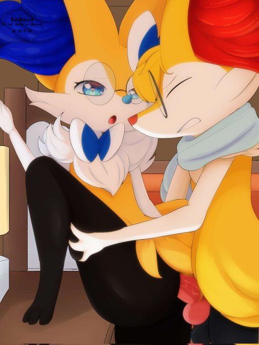 anthro anthro_on_anthro anthro_penetrated anthro_penetrating anthro_penetrating_anthro ass black_body black_fur blue_body blue_fur blush braixen canid canine duo female female_penetrated fur generation_6_pokemon genitals intraspecies koi_the_braixen lucazura male male/female male_penetrating male_penetrating_female mammal multicolored_body nintendo penetration penile penile_penetration penis penis_in_pussy pokemon pokemon_(species) pussy sex vaginal_penetration vaginal_penetration