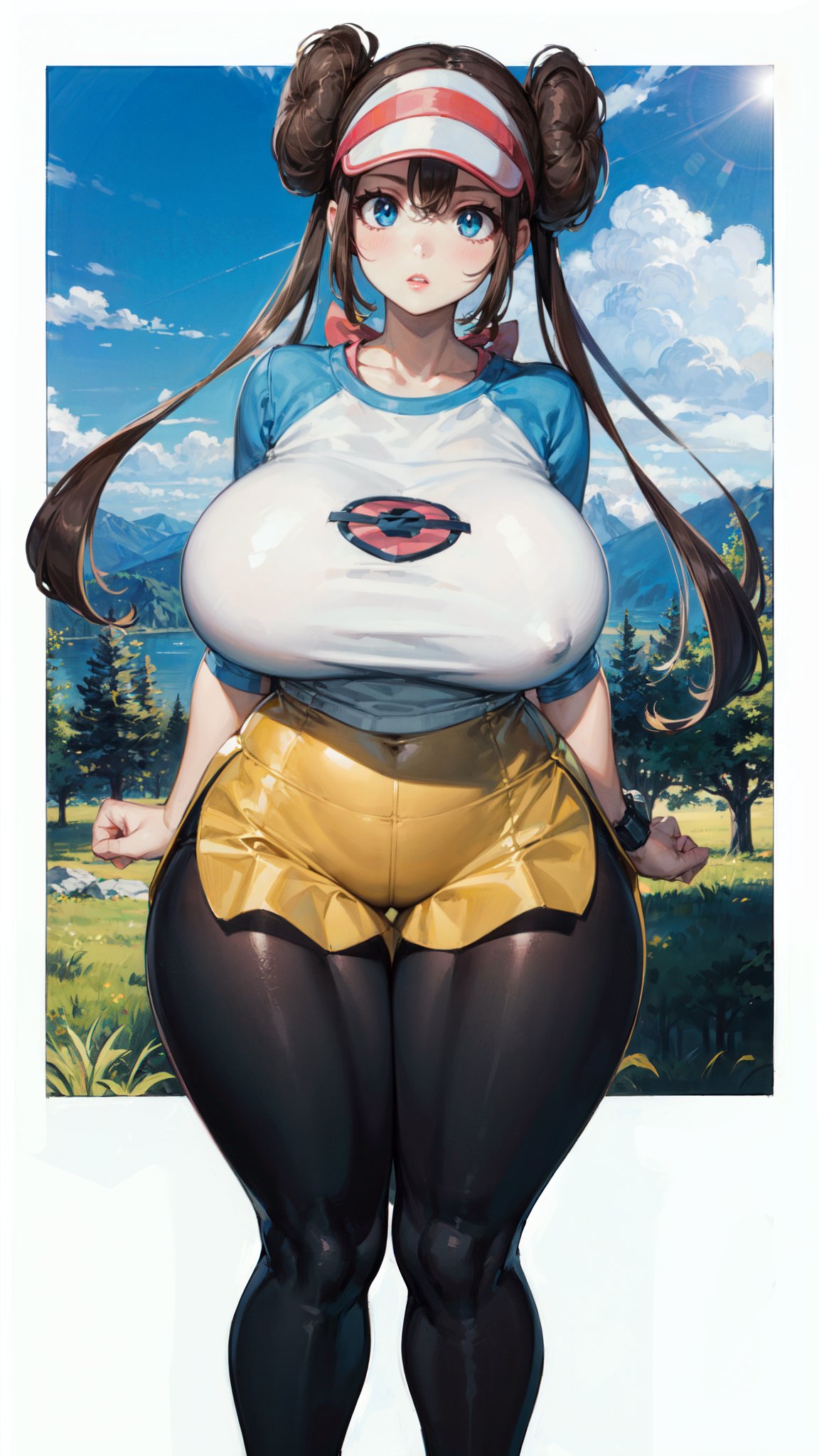 1girls, ai generated, curvaceous, curvy body, curvy female, female, female focus, nintendo, pokemon, rosa (pokemon), seductive look, stable diffusion, voluptuous, voluptuous female