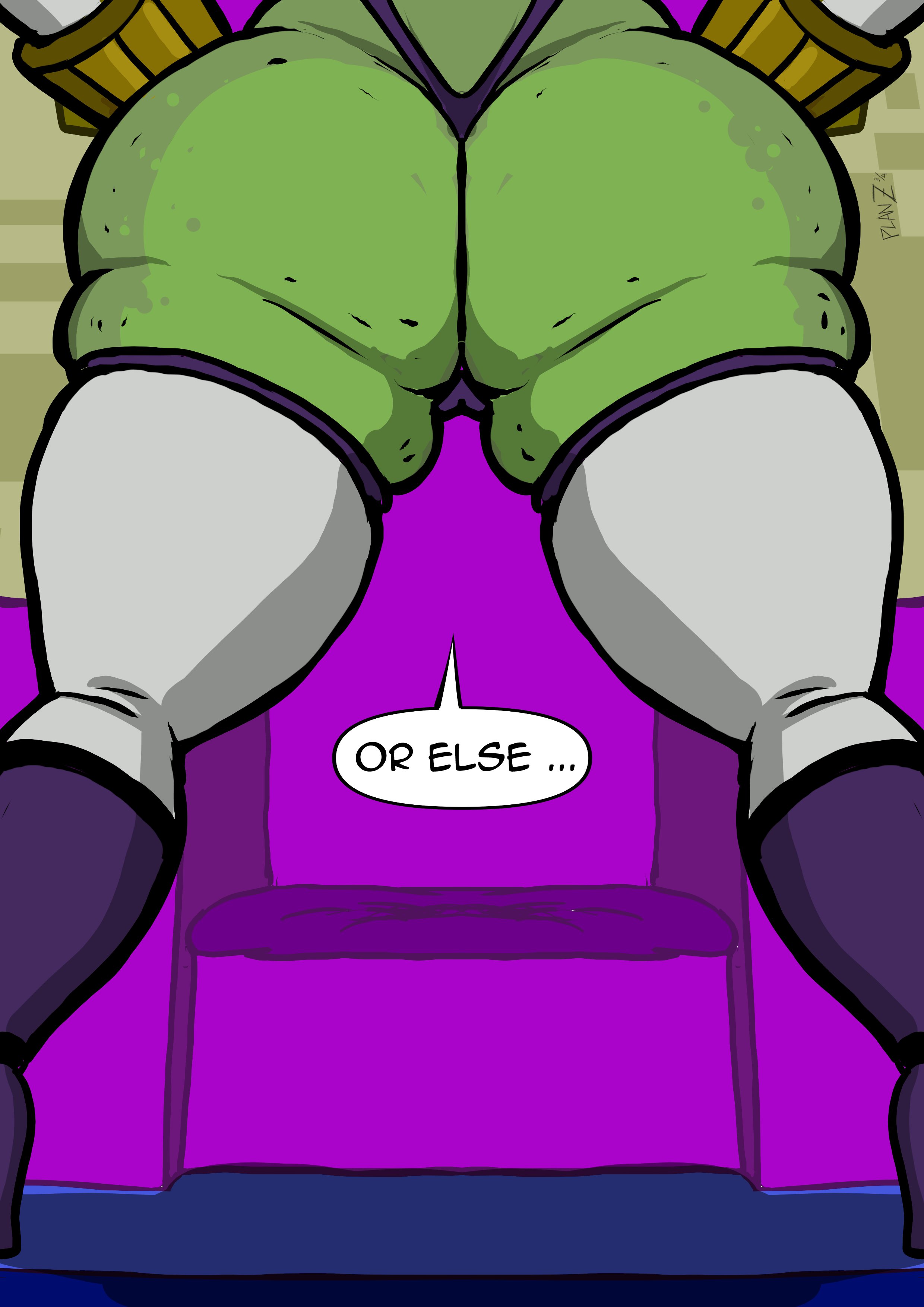 1girls, alien, alien girl, ass, attea, ben 10, ben 10 omniverse, big ass, big butt, bottom heavy, bubble ass, bubble butt, cartoon network, comic page, dialogue, english, english text, fat ass, fat butt, female, female only, green skin, green-skinned female, heels, huge ass, huge butt, incursean, large ass, large butt, male, planz34, slightly chubby, solo, spacecraft, spaceship, speech bubble, standing, text, thick ass, thick legs, thick thighs, thigh boots, thighhighs, thong, throne, throne room, tight clothing, unseen male, wide hips