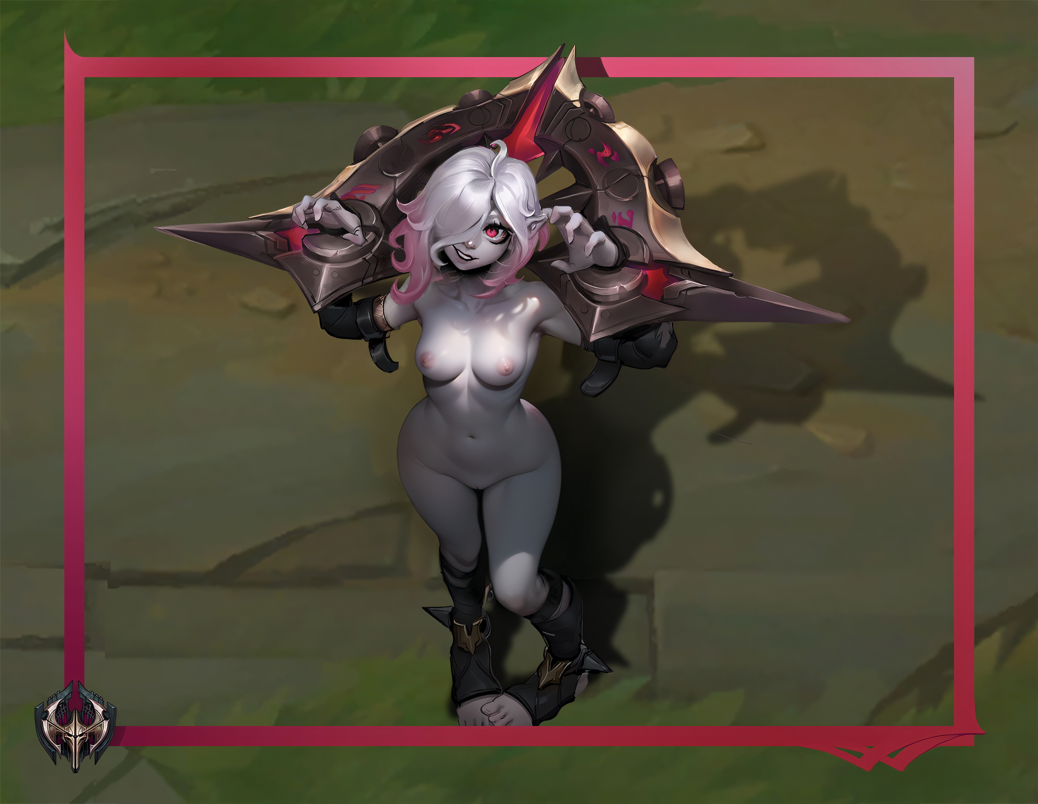 1girls, ai generated, alternate version at source, alternate version available, areolae, ass, barefoot, bottomless, breasts, briar (league of legends), colored skin, concept art, crotch, feet, female, female focus, female only, fit, fit female, functionally nude, functionally nude female, genitals, grey hair, grey skin, hair, human, league of legends, light skin, light-skinned female, lips, naked, naked female, navel, ninfrock, nipples, no bra, no panties, no underwear, nude, nude female, pale skin, pale-skinned female, petite, red eyes, riot games, skinny waist, slim waist, solo, solo female, solo focus, teeth, thick thighs, toenails, toes, topless, uncensored, vampire girl, white hair, white skin, white skinned female, white-skinned female, wide hips