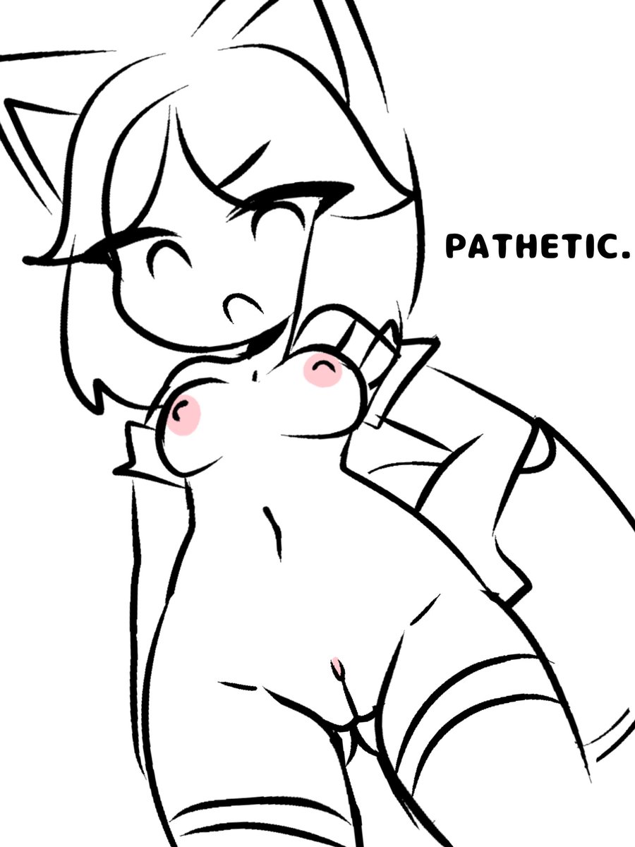 blank background, cathie (rivergravidade), negative cathie, oc, original, original art, original artwork, original character, originalcharacter, rivergravidade, sketch, tagme, tagme (artist), tagme (character)